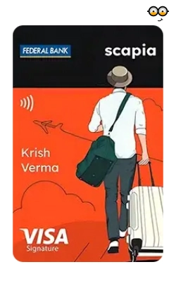 Federal bank Scapia Credit Card - Best Travel Credit Card in India